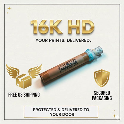 Pink Haired Streamer | E-Sports Focus | 16K Ultra HD Poster | Office Gamer Decor | Ideal Streamer Present | Free US Shipping!