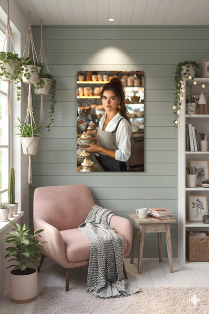 16K HD Coffee Shop Retro Poster perfect for a Vibrant Culinary Inspired Gallery Wall