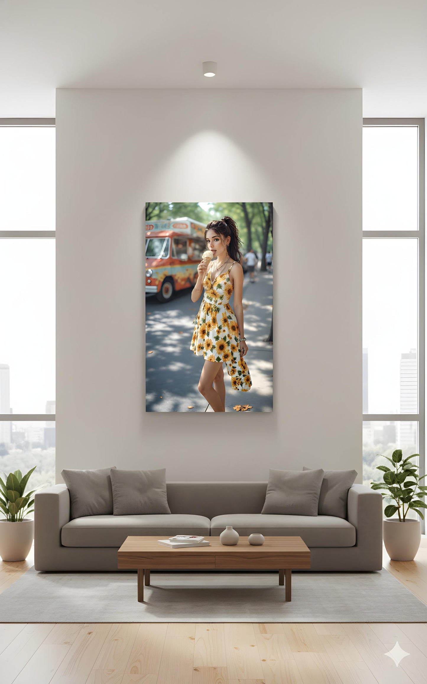 Ice Cream Summer Treat | 16K Ultra HD Rolled Poster | Free US Shipping!