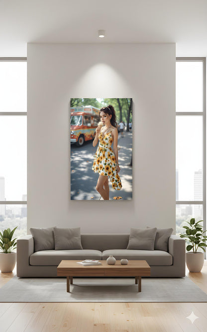 Ice Cream Summer Treat | 16K Ultra HD Rolled Poster | Free US Shipping!