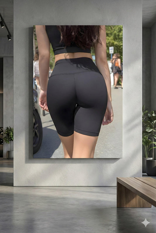 Athletic Wear Figure | Outdoor Summer Street | 16K Ultra HD Rolled Poster | Hobby Room Accent | Health | Free US Shipping!