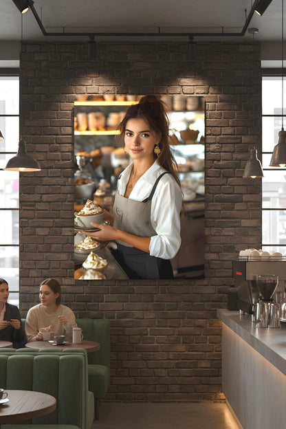 16K HD Coffee Shop Retro Poster perfect for a Vibrant Culinary Inspired Gallery Wall