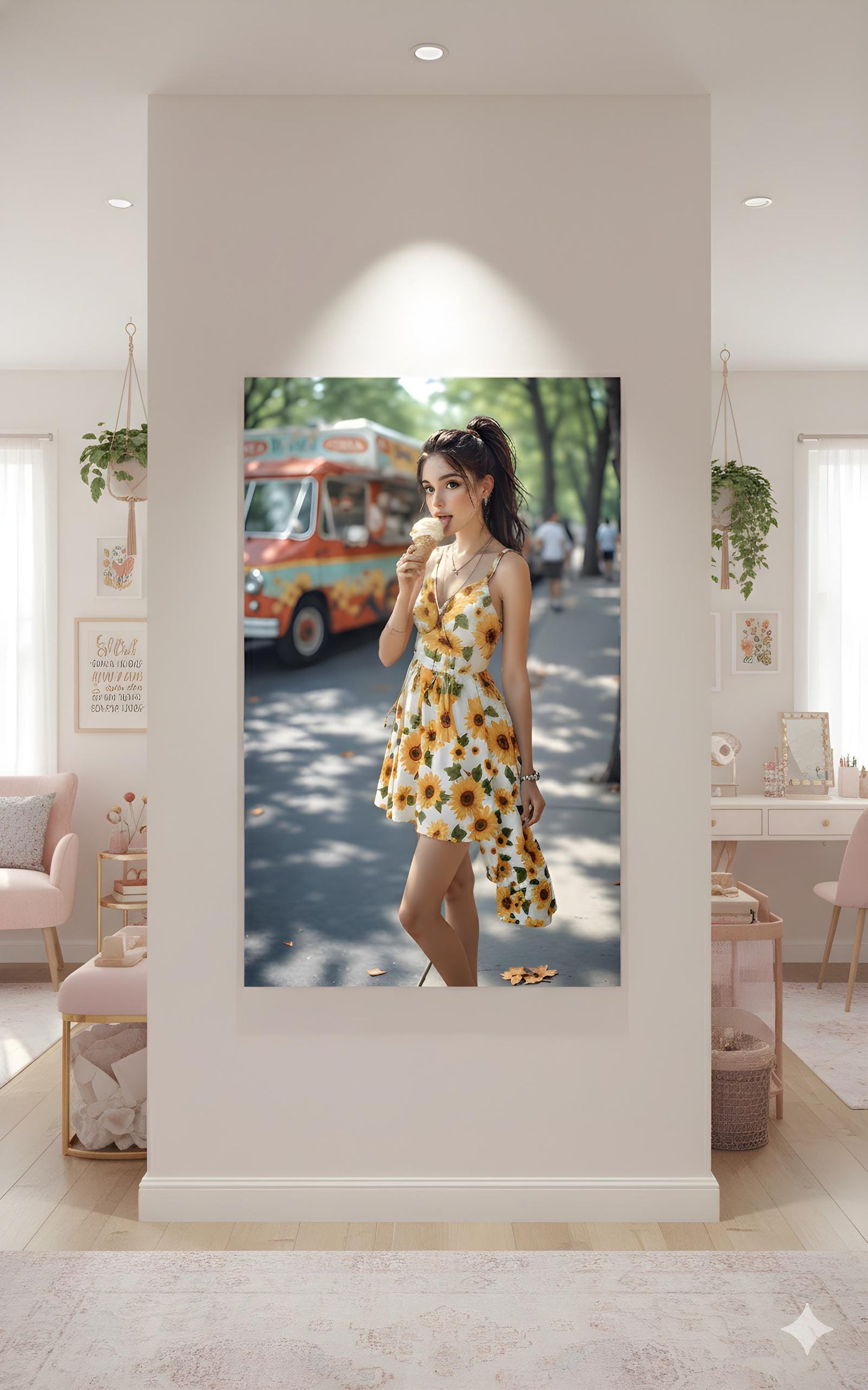 Ice Cream Summer Treat | 16K Ultra HD Rolled Poster | Free US Shipping!