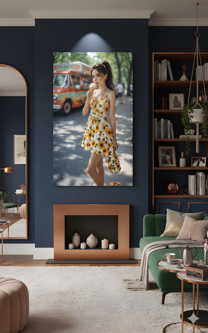 Ice Cream Summer Treat | 16K Ultra HD Rolled Poster | Free US Shipping!