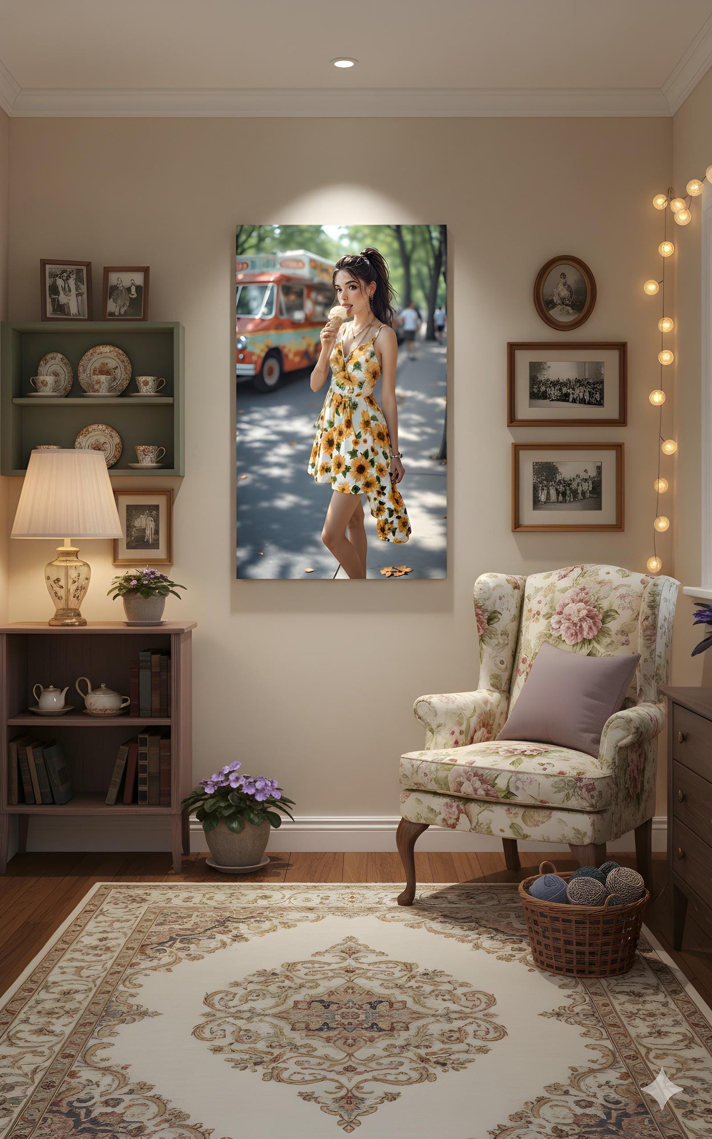 Ice Cream Summer Treat | 16K Ultra HD Rolled Poster | Free US Shipping!