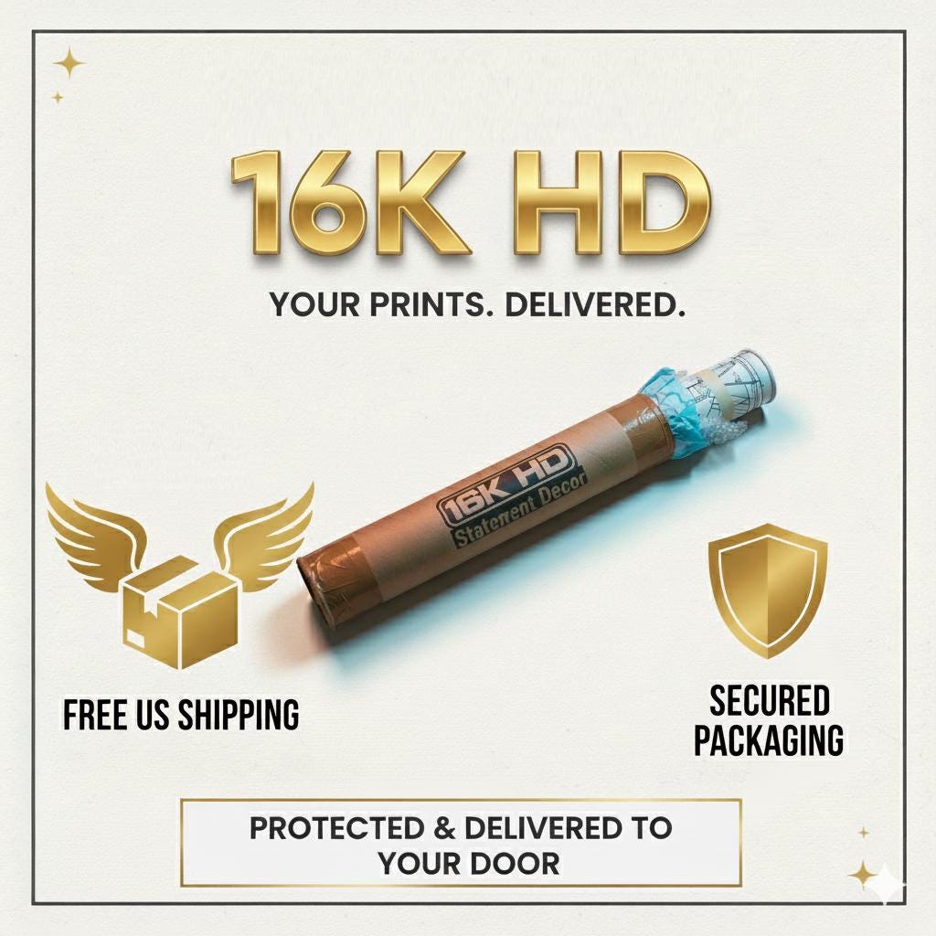 Ice Cream Summer Treat | 16K Ultra HD Rolled Poster | Free US Shipping!