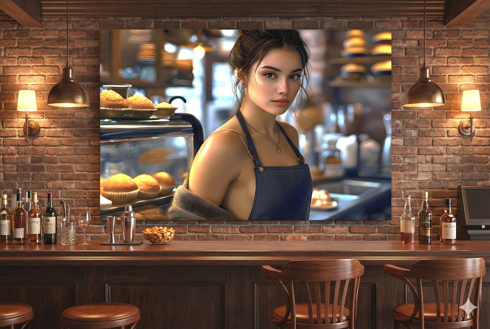 Pastry Shop Poster | 16K HD Poster Print | Pin Up | Unique Home Decor | Modern Wall Art | Free US Shipping!