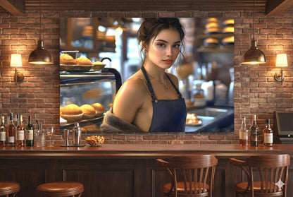 Pastry Shop Poster | 16K HD Poster Print | Pin Up | Unique Home Decor | Modern Wall Art | Free US Shipping!