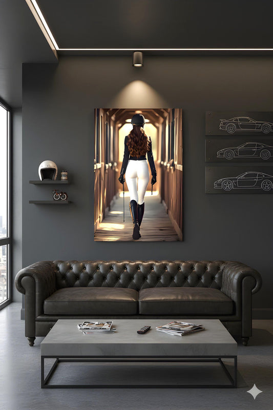 16K HD The Stable Pin Up | Modern Sunroom Decor Accent | Country Manor Style Poster | Fine Art Floral Niche | FREE SHIPPING!