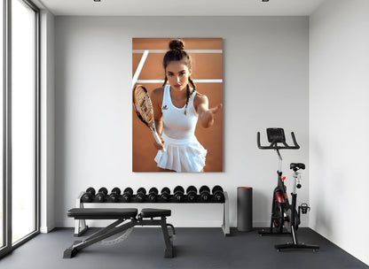 Tennis Coach Gift | 16K HD Female Athlete Wall Art | High Quality Poster | Sports Lounge Niche | FREE SHIPPING!